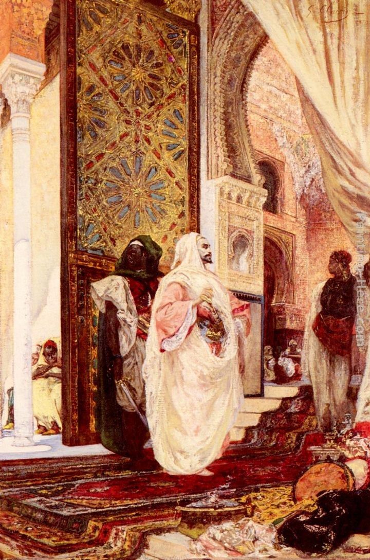 Georges Jules Victor Clairin Entering The Harem